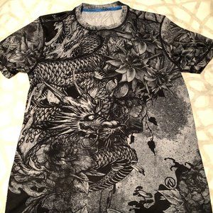INKnBURN Men's Dragon Tech Shirt